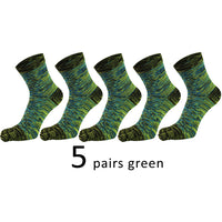 Autumn And Winter Five-toed Socks Cotton Long Tube