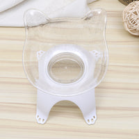 Cartoon Cat Ears Cat Paw Bottom Single Bowl Cat And Dog Pet Food Bowl