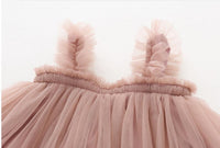 Children's Sling Dress Princess Tutu Skirt Mesh Skirt