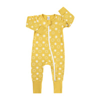 Long-Sleeved Jumpsuit And Romper Printed Zipper Romper