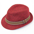 Hat Men's Sun Hat Spring And Summer Casual Fashion Jazz Hat Top Hat Outdoor Outing Beach Hat Gentleman Hat
