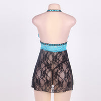 European And American Foreign Trade Sexy Underwear Manufacturers Stock Wholesale Sexy Nightdresses With Neck Sexy Nightdress Temptation Lace Pajamas
