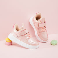 Children's Shoes With Leather Surface