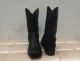 Square heel low heel mid tube men's boots trend