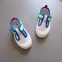 Korean Children's Canvas Shoes T-shaped Kindergarten White Shoes