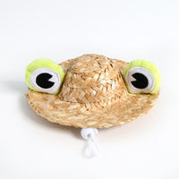 Pet Summer Sunscreen Cute Frog Fox Antler Ear Hat