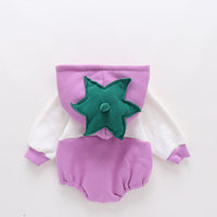 Baby Winter Clothes, Vegetable Styling Clothes, Foreign Style Romper Plus Velvet Thickening Warm One-piece Baby Winter Clothes