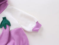 Baby Winter Clothes, Vegetable Styling Clothes, Foreign Style Romper Plus Velvet Thickening Warm One-piece Baby Winter Clothes