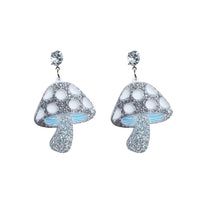 Needle Earrings Fashion Earrings Mushroom Garden Fairy Tale