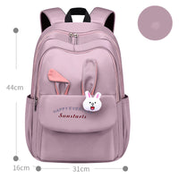 New Elementary School Bag Female Cartoon Cute Lightweight Backpack Leisure Travel Bag 6-12 Years Old Children's School Bag