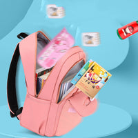 New Elementary School Bag Female Cartoon Cute Lightweight Backpack Leisure Travel Bag 6-12 Years Old Children's School Bag