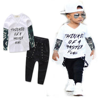 Children's Suit Long Sleeve Casual Two Piece Suit For Boys And Girls