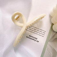 Korean Pearl Hair Clip Female Metal Large Clip Tassel Bowknot Shark Clip Hair Claw Bathing Hair Accessories