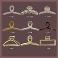 Korean Pearl Hair Clip Female Metal Large Clip Tassel Bowknot Shark Clip Hair Claw Bathing Hair Accessories