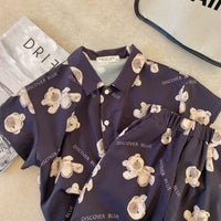 Full Print Bear Suit Boys And Girls All-Match