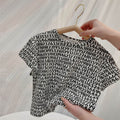 Fashionable And Simple Children's Digital Print Short Sleeve Top