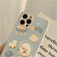 Compatible with Apple, Compatible with Apple , Space Duck Apple iPhone11 Case