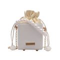 Popular All-match Pearl Portable Chain Messenger Bag