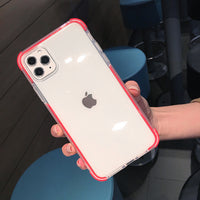 Double Color Shield Transparent Phone Case