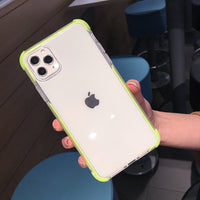 Double Color Shield Transparent Phone Case