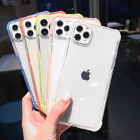 Double Color Shield Transparent Phone Case