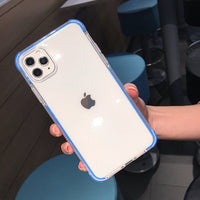 Double Color Shield Transparent Phone Case