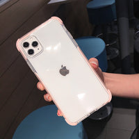 Double Color Shield Transparent Phone Case