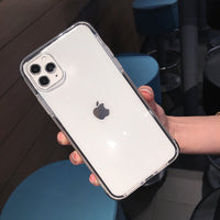 Double Color Shield Transparent Phone Case