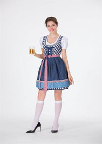 Oktoberfest Costume Polyester Cotton Red Bar Maid Costume