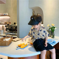 Korean Style Summer Cute Cotton Shirt