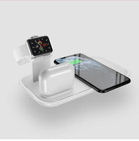 Compatible With , Wireless Charger Three-in-one For Mobile Phone Bluetooth Headset Watch Desktop Multi-function Charger