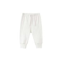 0-1-2-year-old baby's solid color band mouth casual pants