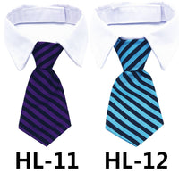 Pet Tie Print Cat And Dog Accessories Solid Color Striped Check Tie