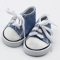 Shaf Doll Canvas Shoes American Doll Fashion Sneakers 18-inch Doll Strap Shoes Wholesale