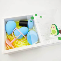 Wet And Dry Beauty Egg Set Mushroom Head Cushion Puff Boxed