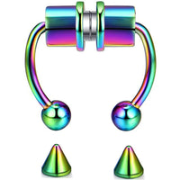 Stainless Steel Magnet Nose Ring