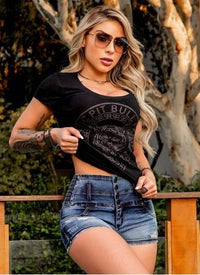 Fashion Ripped Fringed High-Rise Plus Size Jeans