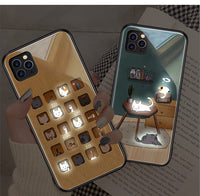 Compatible with Apple, Compatible with Apple , Apple 11 Call Flash Iphone12promax Luminous xs Mobile Phone Shell xr Suitable For 6s Cat 7 Storage Cabinet 8plus