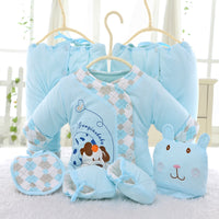 Baby cotton six piece dog models newborn infant newborn BD201 winter cotton padded jacket