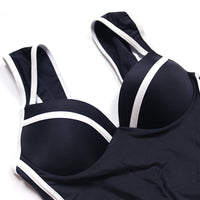 Thin And Belly Cover One-piece Swimsuit Hot Spring Underwire Sexy Fairy Fan Swimsuit Women