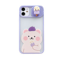 Compatible with Apple, Compatible with Apple , Cartoon Camera Protective Case for IPhone, Cartoon Soft Mobile Phone Protector For iPhone 12 11 Pro Max 7 8 Plus SE X XR XS Max