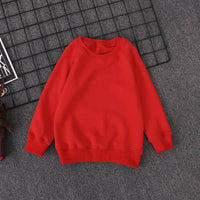 Sweater Boys Spring And Autumn Pure Cotton Children's Bottoming Shirt girls Fashion Tops Big Kids Pullovers