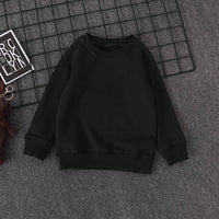 Sweater Boys Spring And Autumn Pure Cotton Children's Bottoming Shirt girls Fashion Tops Big Kids Pullovers