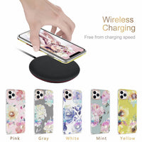 Compatible with Apple, The New Iphone11 Double-Sided Film Mobile Phone Case Apple X Electroplating Laser Flower Suitable For Xsmax Anti-Drop Case SE