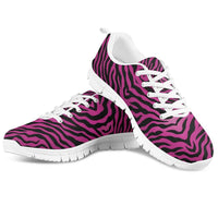 White Bottom Sneakers Custom Pattern Black Stripes New Outdoor Sneakers Casual Travel Running Shoes Men's And Women's Shoes