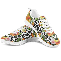 White Bottom Sneakers Custom Pattern Black Stripes New Outdoor Sneakers Casual Travel Running Shoes Men's And Women's Shoes