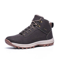Men's high top plus cashmere shoes