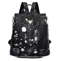 Oxford Cloth Backpack Nylon Cloth Waterproof Leisure Backpack Student School Bag