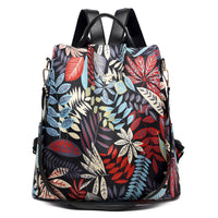 Oxford Cloth Backpack Nylon Cloth Waterproof Leisure Backpack Student School Bag