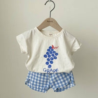 Fruit Short-sleeved Suit Cotton Refreshing